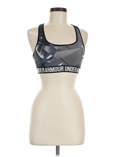 Pre-owned Under Armour Sports Bra In Silver