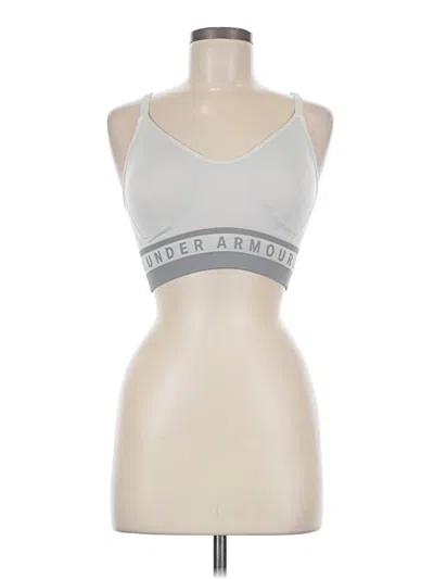 Pre-owned Under Armour Sports Bra In Silver