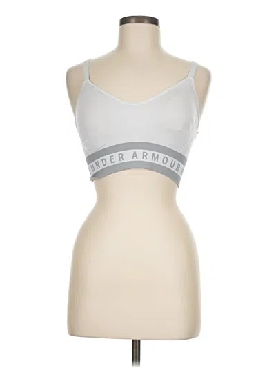 Pre-owned Under Armour Sports Bra In Silver
