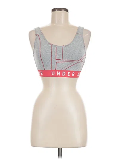 Pre-owned Under Armour Sports Bra In Silver