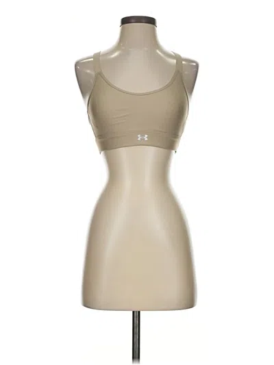 Pre-owned Under Armour Sports Bra In Tan