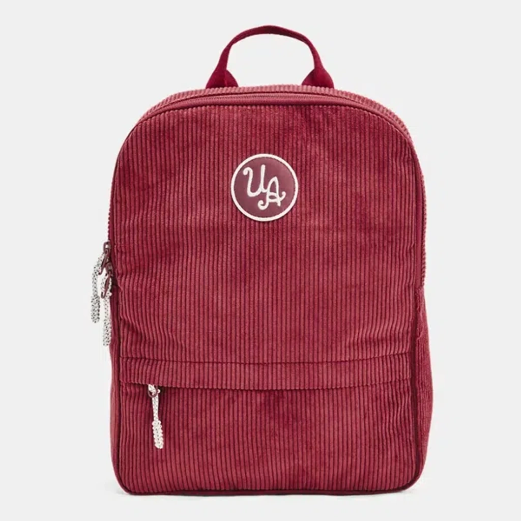UA Cardinal Small Sportstyle Corduroy Backpack/NWT No Boundaries Corduroy Backpack, Dark Amethyst, Women main image 3