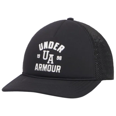 Under Armour Sportstyle Foam Trucker In Black/white