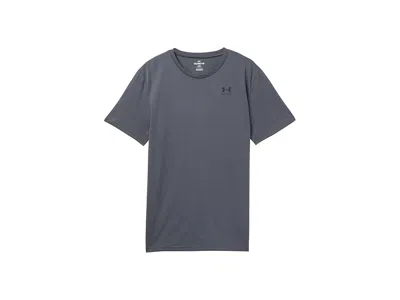 Under Armour Sportstyle Left Chest Short Sleeve T Shirt (big Kid) Boy's Clothing Pitch Gray/black : Xl (18-20 Big