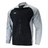 Under Armour Sportstyle Woven Full Zip Jacket 'black Grey' In Multi