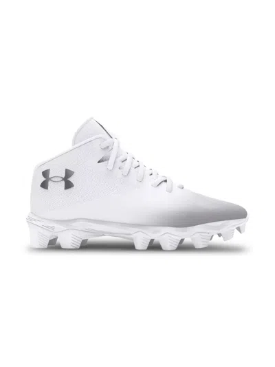 Under Armour Kids' 스포트라이트 프랜차이즈 4 Rm "화이트/메탈릭 실버" 클리츠 In White