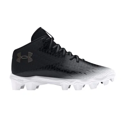 Pre-owned Under Armour Spotlight Franchise 4 Rm Wide Gs 'black Metallic Gun Metal' | Kid's Size 2