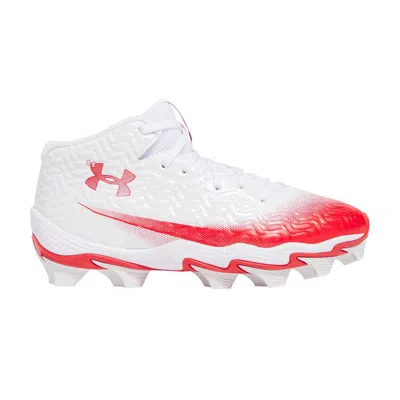 Pre-owned Under Armour Spotlight Hammer Jr 'white Red' | Kid's Size 11