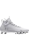 Under Armour Spotlight Lux Mc 2.0 3025082-100 Mens White Football Cleats Acad586 In Gray