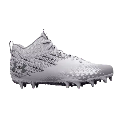 Pre-owned Under Armour Spotlight Select 3 Mc Gs 'white Metallic Silver'