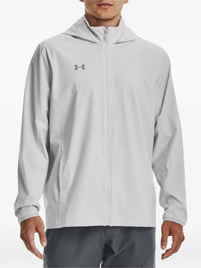 Under Armour Squad 3.0 Zip-up Jacket In Gray
