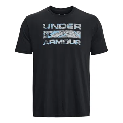 Under Armour Stacked Logo Fill T-shirt 'black Steel'