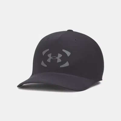 Under Armour Stealthform Mid Halo Unisex Adjustable Hat Black