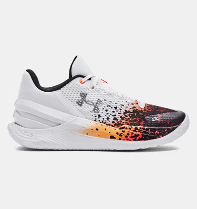 Pre-owned Under Armour Stephen Curry 2 Low Flotro Chef White Black Orange 3026277 100