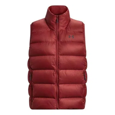 Under Armour Storm Armour Down 2.0 Fleece Vest 'red' In Brown