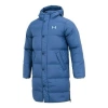 Under Armour Storm Armour Long Down Jacket 'blue' In Gray