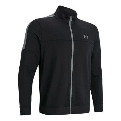 Under Armour Storm Midlayer Full-zip Jacket 'black Grey' In Gray