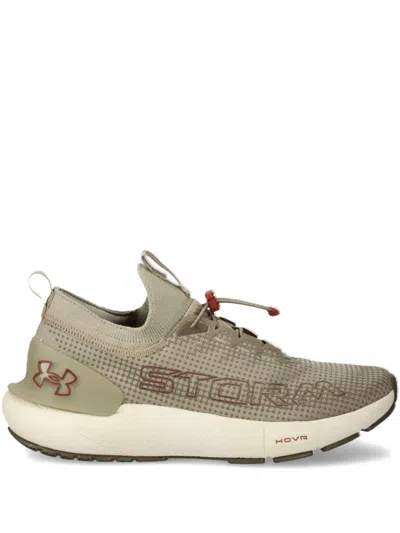 Under Armour Storm Sneakers In Timberwolf Taupe/metallic Cinna Red/summit White