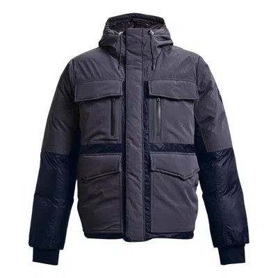 Under Armour Storm Ultimate Down Jacket 'grey' In Blue