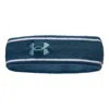 Under Armour Striped Performance Terry Headband 'blue Teal'