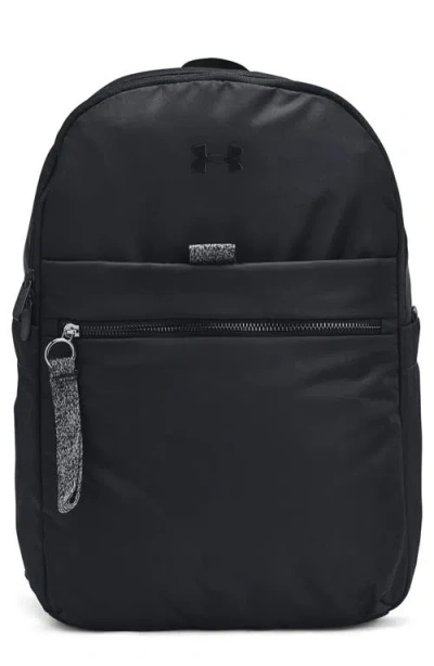 Under Armour Studio Campus Water Repellent Backpack In Black