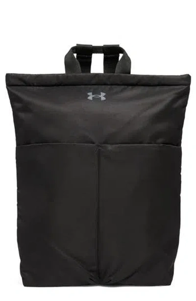 Under Armour Studio Lite Water Repellent Backpack In Black / / Castlerock