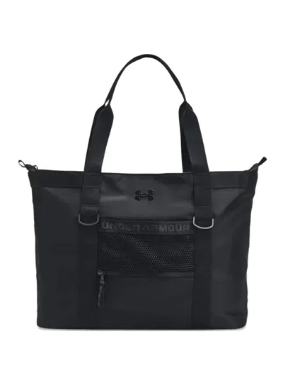 Under Armour Studio Logo-detail Tote Bag In Black