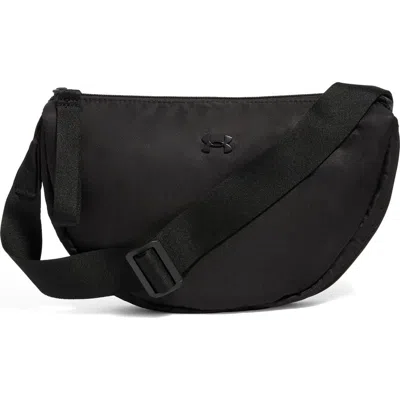 Under Armour Studio Water Resistant Shoulder Bag In Black