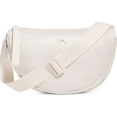 Under Armour Studio Water Resistant Shoulder Bag In Neutral