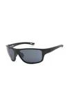 Under Armour Stylish Rectangular Sunglasses With 65 Eye Size For Men In Black