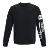 Under Armour Summit Knit Graphic Crew Sweatshirt 'black White'