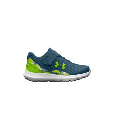 Pre-owned Under Armour Surge 3 Printed Td 'static Blue Camo' | Infant Size 6