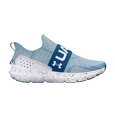 Pre-owned Under Armour Surge 3 Slip Gs 'paint Splatter' | Blue | Kid's Size 4