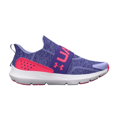 Pre-owned Under Armour Surge 3 Slip Gs 'purple Ice Pink Shock' | Kid's Size 6.5