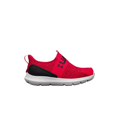 Pre-owned Under Armour Surge 3 Slip Td 'red Black' | Infant Size 6