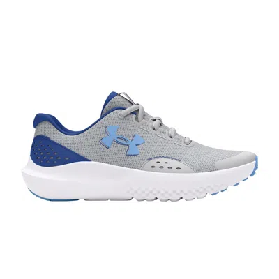 Pre-owned Under Armour Surge 4 Ac Gs 'mod Grey Tech Blue' | Kid's Size 6 In Gray