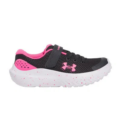 Pre-owned Under Armour Surge 4 Ac Ps 'anthracite Aero Pink' | Black | Kid's Size 2