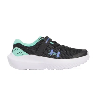 Pre-owned Under Armour Surge 4 Ac Ps 'black Comet Green' | Kid's Size 3