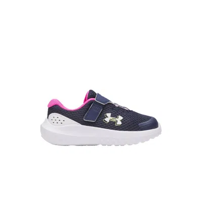Pre-owned Under Armour Surge 4 Ac Td 'midnight Navy Rebel Pink' | Blue | Infant Size 7