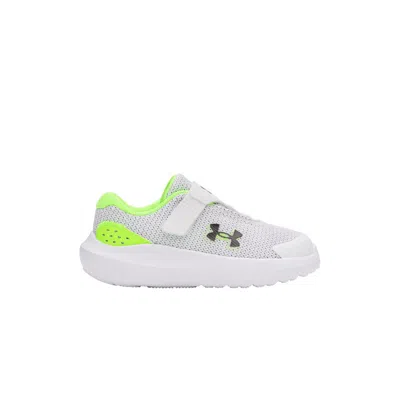 Pre-owned Under Armour Surge 4 Ac Td 'white Hyper Green Black' | Infant Size 9