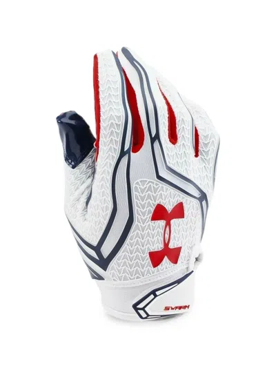 Under Armour Swarm Ii Pipeline State Park Football Gloves In Neutral