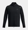 Under Armour Hooded Zip Sweater In Black