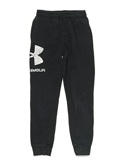Pre-owned Under Armour Kids' Sweatpants In Black