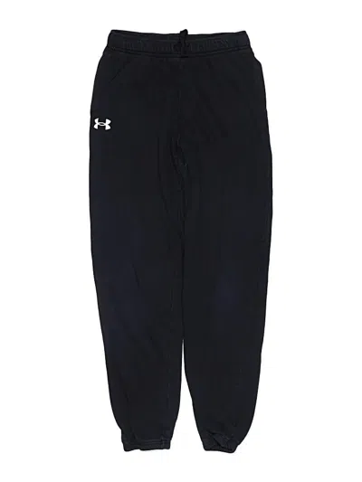 Pre-owned Under Armour Kids' Sweatpants In Black