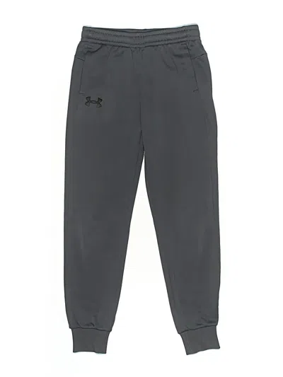 Pre-owned Under Armour Kids' Sweatpants In Gray