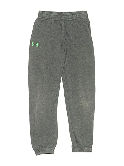 Pre-owned Under Armour Kids' Sweatpants In Gray