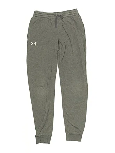 Pre-owned Under Armour Kids' Sweatpants In Gray