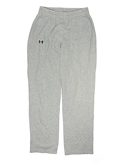 Pre-owned Under Armour Kids' Sweatpants In Gray