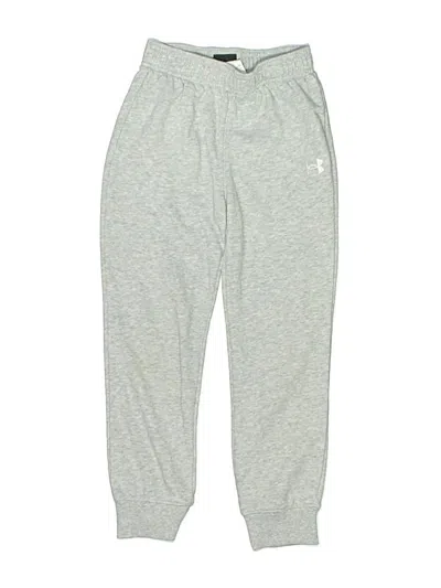 Pre-owned Under Armour Kids' Sweatpants In Gray