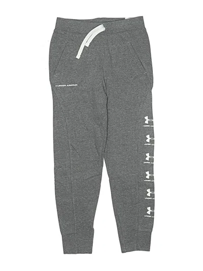 Pre-owned Under Armour Kids' Sweatpants In Gray